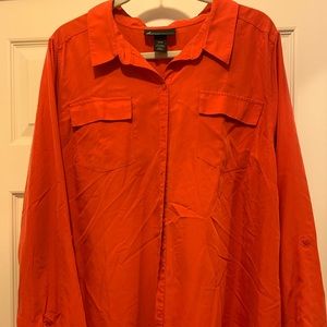 Womens button down shirt